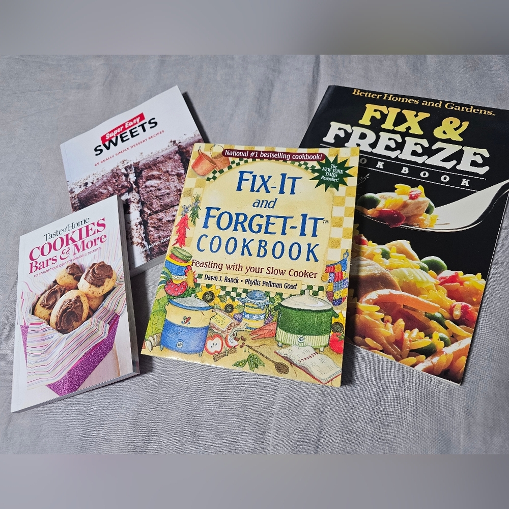 Set Of 4 Cookbooks